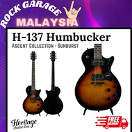 Heritage Ascent Collection H-137 Humbucker Mounted Pickguard Electric Guitar
