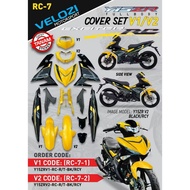 COVERSET Y15ZR Y15 V1 V2 EXCITER RC YELLOW BLACK TANAM ORIGINAL VELOZI PREMIUM BODYSET RC-7 NEW
