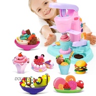 [Dolity2] Pretend Ice Cream Maker Toy for Party Favors Ages 3 4 5 6 7 Year Old Gifts