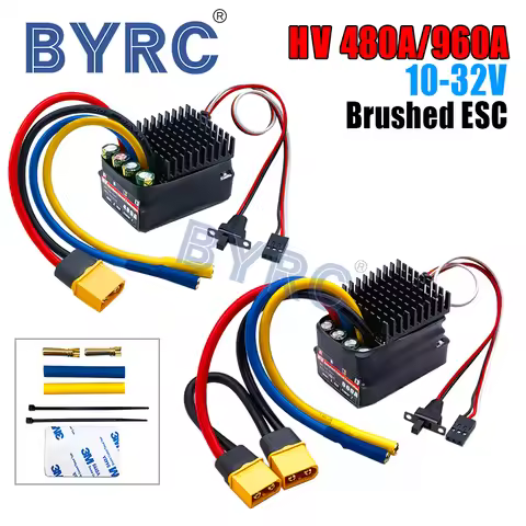 480A/960A Bidirectional Brushed ESC 10v-32v 12V 24v 6S Electric Speed Controller for DIY RC Differen