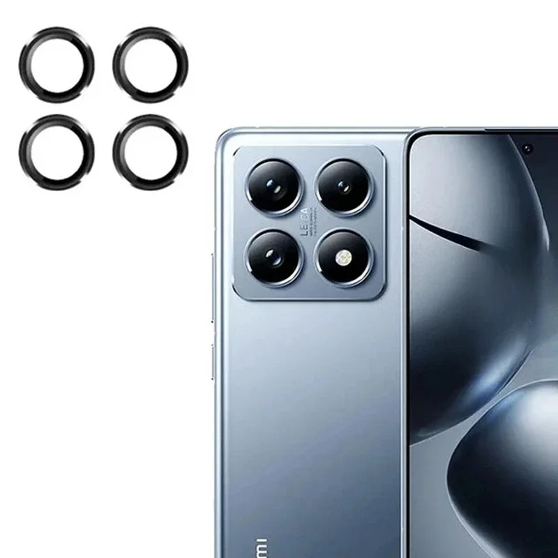 HD Metal Camera Protector Glass Cover for Xiaomi 15T Pro 14T 13T Pro Scratch Resistant Metal Lens Ri