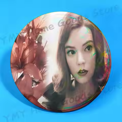 Cute A-Anya T-Taylor-Joy Funny Badges Pins Button Custom Anime Role Old-school Brooches Cartoon Coll
