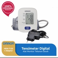Tensimeter Digital Omron HEM 7120 + Adaptor Original