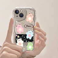 Casing For iphone 14 14 Plus 14 Pro 14 Pro Max 15 15 Plus 15 Pro Max Soft Camera Protector Cute Colo
