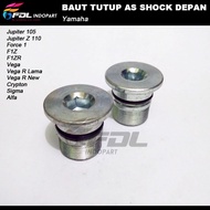 ( 1 Set 2 Baut ) Baut-Baud-Oring-Seal Tutup As Shock-Shok Depan Yamaha / Baut Tutup shock depan / Ba