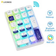 LEOBOG K21 Hotswap Digital Mechanical Keyboard 21 Keys Bluetooth 2.4G