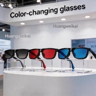 2026 Change color E05c   Smart  Glasses Bluetooth HD Call headset Anti Blue-Light sunglasses Voice A