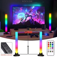 KOOLISM RGB LED Light Bar, RGB Pickup Smart Music Rhythm Lights, Light Bar USB Powered Light Music R