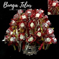 BT423 : Bunga Telur Exclusive Pelamin | Kenduri Kawin Aqiqah | Decoration Colorful Wedding Scent
