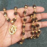 Trishulam Rudraksh Shiva OM Mala / Necklace ( Ready Stock )