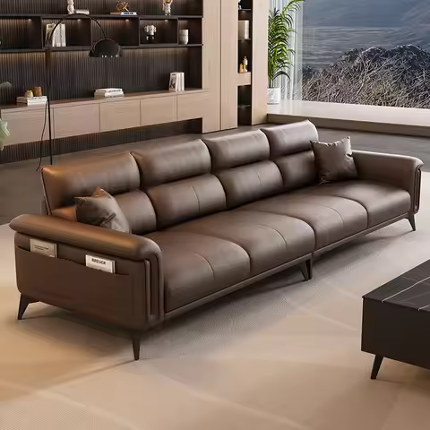 Modern luxury artificial leather office sofa single Double seater four seater sofas couch 4 3 2 1-pe
