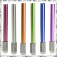 (DKCZ) 6PCS Metal Color Rod Single-End Pencil Extender Pencil Extender Pen Receptacle Pen Extension