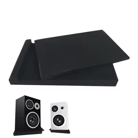 1Set Studio Monitor Speaker Acoustic Foam Isolator Pads Anti-shock Anti-skid Sponge Desktop Speakers