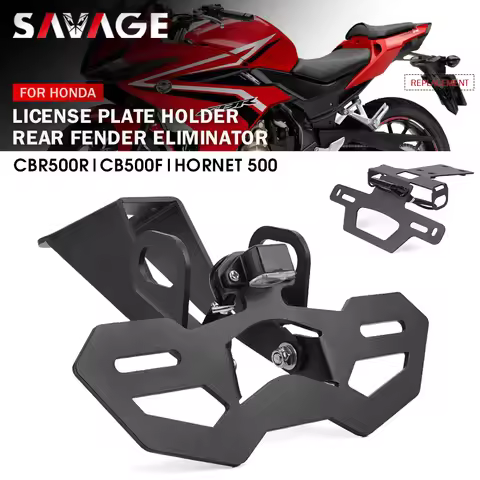 License Plate Holder For HONDA CBR500R CB500F Hornet 500 Motorcycle Tail Tidy Frame Fender Eliminato