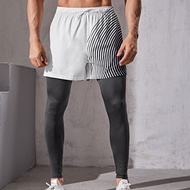 Men Joggers Long Sporty Leggings Soccer Basketball Gyms Fitness Workout Elastic Skinny Running Track Pants