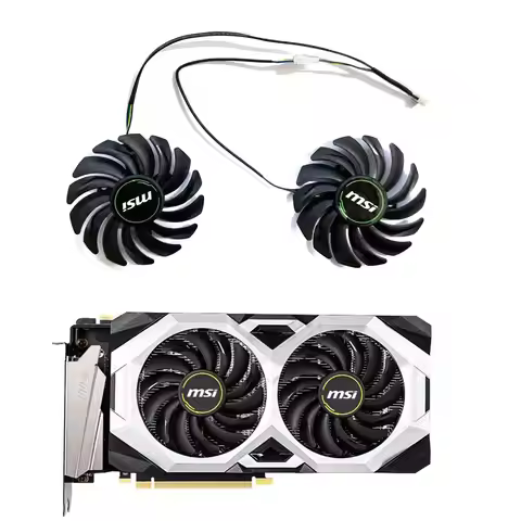 NEW 87MM 4PIN PLD09210S12HH DC 12V 0.40A GPU Fan for MSI RTX2060 SUPER VENTUS GP OC RTX 2070 VENTUS 