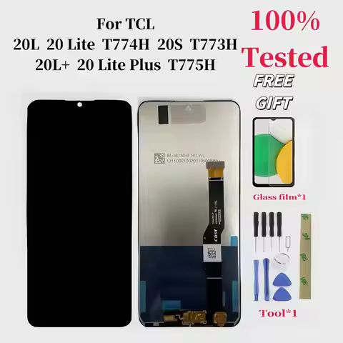 LCD Pantalla for TCL 20L + t775h t775b display touch screen digitizer for TCL 20L 20 Lite t774h t774