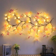 LED Rattan Light Indoor Wall Decoration Atmosphere Bendable Shape Simulation Branch Light
