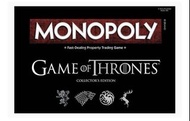 全新！權力遊戲大富翁 game of thrones monopoly board game card game