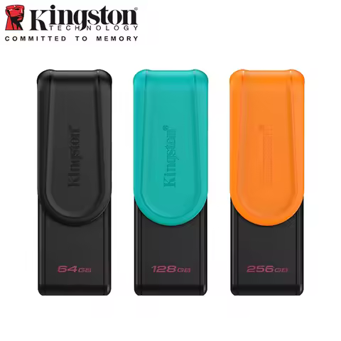 New Kingston DTXS USB 3.2 Flash Drive 64GB 128GB 256GB Colorful Cap Pen Drive Max 100Mb/s Memory Sti