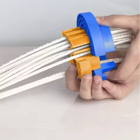 ABS Plastic Network Carding Device Cable Comb Fireproof Generic Cabling Category 5 And 6 Network Cab