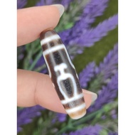 💥Ready Stock💥 39.4mm X 11.2mm ⭐证书⭐ 四宝瓶天珠 Quadruple Nectar Vessel Dzi Quadruple Fortune Vase Dzi CW28