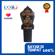 Batu NIsan Granit asli murah tancap Patok kijing kuburan islam makam  TILE TANCAP KECIL + FREE PACKI