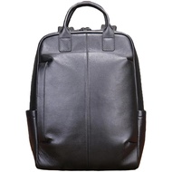 Men's backpack - Simple model genuine Garut leather backpack