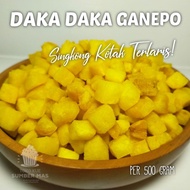 SINGKONG KUNING KOTAK Berat 250 gr / Daka Daka Singkong Dadu / Singkong kotak Gurih / Singkong Padan