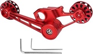 10T Folding Bike Chain Guide Tensioner, Bicycle Rear Derailleur Chain Tensioner, Aluminum Alloy Chai