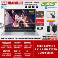 New Arrival-- PROMO Laptop Gaming Acer Aspire 3 A315 AMD Ryzen 5 7520U
