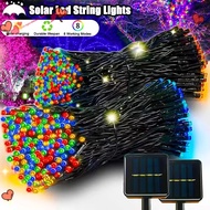 🌙🎉Lampu Solar 22Meter 200LED String Fairy Light Garden Courtyard Outdoor Waterproof Solar Power Hari