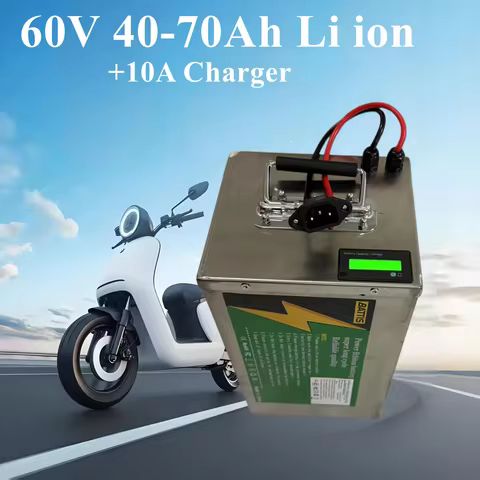 60V 40AH 45AH 50AH 70AH 60AH Li-ion Lithium Battery ion Rechargeable For vehicle Two-wheeler three -