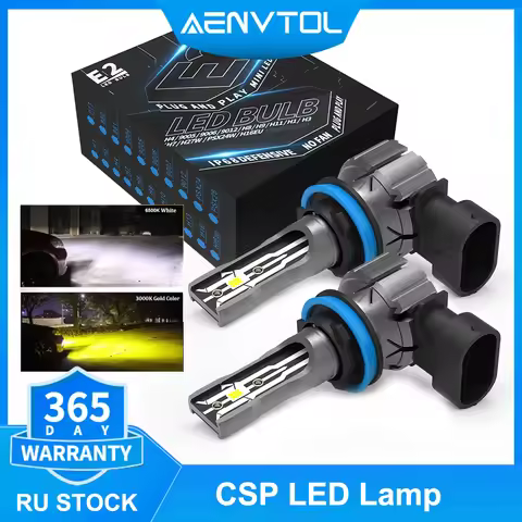 AENVTOL 30000LM H8 H11 LED Fog Lamp Canbus H16JP 9005 HB3 9006 HB4 LED For BMW VW Benz Audi A3 8P A4