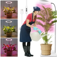 Grow Lights 72LEDs Full Spectrum Plant Light 3 Light Modes Plant Grow Light 10-Level Dimmable 3/9/12