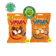 Yava Popcorn Chocolate Peanut 60gr/YAVA Popcorn Sea Salt Caramel 60gr