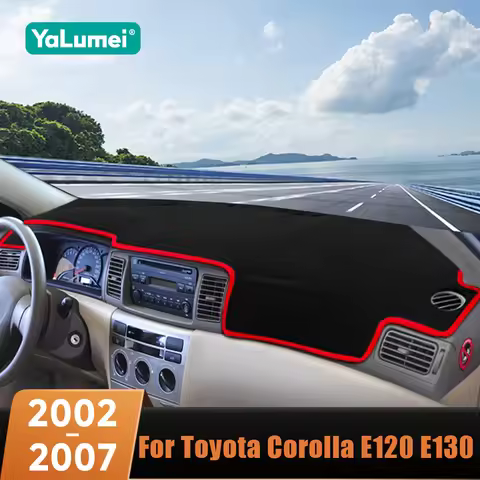 For Toyota Corolla Altis Runx Allex E120 E130 2001-2007 Car Dashboard Cover Mat Sun Shade Pad Instru