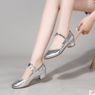 Shoes 2023 Spring Square Dance Shoes Ladies Dancing Shoes Dance Social Show Dance Shoes Women