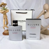 Chanel香奈兒Allure傾城之魅運動魅力男士淡香水100ml/Chanel Allure Homme Edition Blanche 100ml