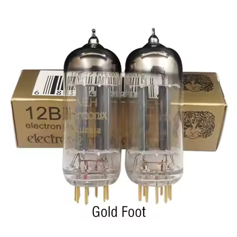 EH 12BH7 12BH7A Electronic Tube Gold Foot Replace 5687 7119 E182CC 6N6 Vacuum Tube For Amplifier DIY