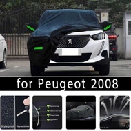 For Peugeot 2008 Outdoor Protection Full Covers Snow Cover Sunshade Waterproof Dustproof Exterior Ca