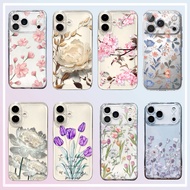 Flower Print Phone Case For OPPO A54 4G A3S A5X A72 A52 A92 A58 Realme C71 C67 7 Pro C15 C30 C11 REN