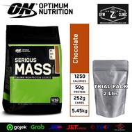 ON Optimum Nutrition Seriousmass Serious Mass Gainer Trial Pack 2 lbs