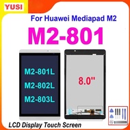 8.0'' For Huawei Mediapad M2 M2-801 M2-801L M2-802L M2-803L LCD Display Touch Screen Digitizer Assem