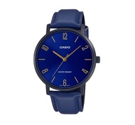 นาฬิกาข้อมือ Casio รุ่น MTP-VT01BL-1B / MTP-VT01BL-2B / MTP-VT01BL-5B นาฬิกา นาฬิกาผู้ชาย สายหนัง อน