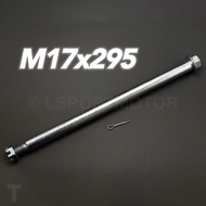 M17x295 🔥 VF3I185 REAR WHEEL SHAFT VF3I 185 M17 X 295 17X295 17 X 295