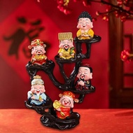 P.K.YO-God of Good Fortunes Figurine God of Wealth Statues God of Good Luck Collectible Prosperity S