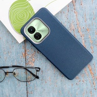 Premium Faux Leather Phone Case For Vivo iQOO Z9x Y37 Pro 5G Y200+ V2353A I2219 V2354A Rubberized TP