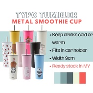 TYPO x Gudetama Tumbler / Typo Metal Smoothie Cup / Stainless Steel / Suitable Hot & Cold / 650ml