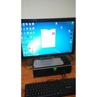 PC Desktop i7 Quad Core Hp Elite Pro 8200 Sff Monitor 19" Wide